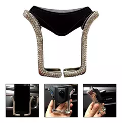 Soporte Porta Celular Femenino Con Brillo Para Auto