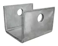 Soporte De Elástico Manopla Trailer Ancho 50 Chapa 3/16