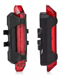 Imagen de Luz Bicicleta Recargable Usb Blanco - Rojo