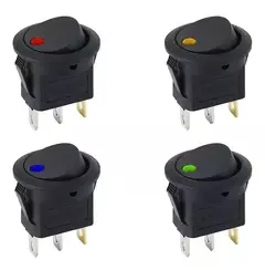 Tecla Led 1 Punto Redonda 12v16a