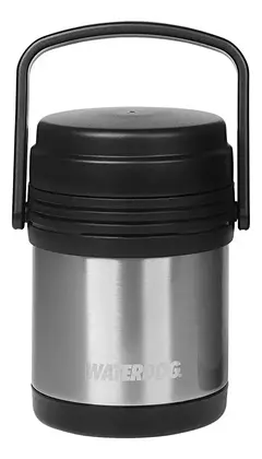 Lunchera Termica Acero Inox 1200 Cc Waterdog + Bolso - SILBECO