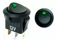 Tecla Led 1 Punto Redonda 12v16a - tienda online