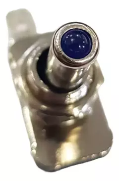 Imagen de Tecla Palanca 1 Punto Cromada On-off Con Led 12v 20a