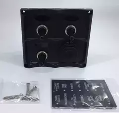 Tablero Nautico 3 Interruptores + Toma 12v Tecla Embarcacion - comprar online