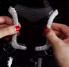Soporte Porta Celular Femenino Con Brillo Para Auto en internet