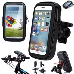 Soporte Impermeable De Celular Para Moto Bicicleta 18x10