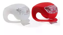 Luz Bicicleta Siliconada Roja Y Blanca - comprar online