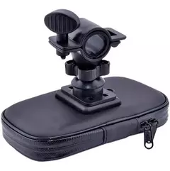 Soporte Impermeable De Celular Para Moto Bicicleta 18x10 - SILBECO