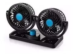 Ventilador 360º 12v Doble Base Giratorio