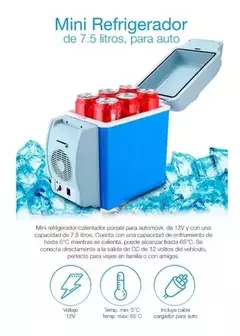 Conservadora Portatil 7.5 Lts 12v - comprar online