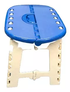 Banquito Plástico Plegable Bajo