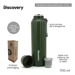 Termo Botella Térmica Discovery Acero Inox 750ml Frio Calor en internet