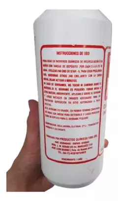 Líquido Químico Disgregante Bactericida Para Inodoro Portátil - comprar online