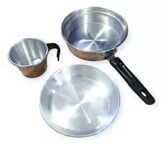 Marmita 1 Pers 5 Piezas Con Bolso - comprar online