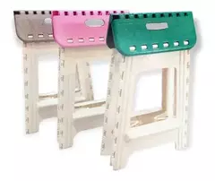 Banquito Plegable Plástico Alto