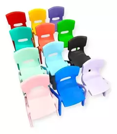 Silla Plástica Apilable Niños X 10 en internet