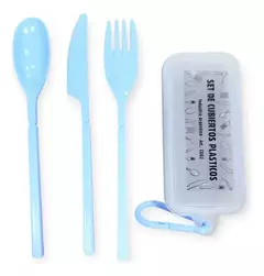 Juego Cubiertos Plásticos Desmontables - tienda online