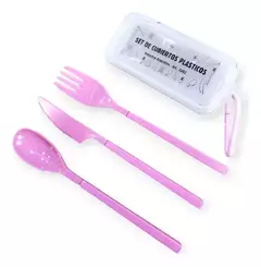 Juego Cubiertos Plásticos Desmontables - tienda online