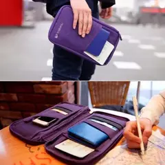 Organizador Viaje Porta Pasaporte