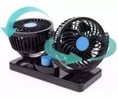 Imagen de Ventilador 360º 12v Doble Base Giratorio