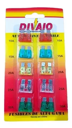 Blister 10 Fusibles Planos T105s