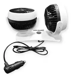 Ventilador Doble Giratorio 360° 5'' 12v - SILBECO
