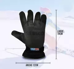 Guantes De Polar Para Adulto Unisex Con Abrojo Doble en internet