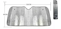 Cortina Parasol Parabrisas Plegable 1,30x60cm - SILBECO