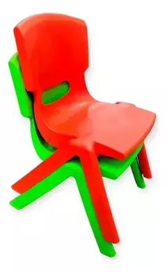 Silla Plástica Apilable Niños X 10 - tienda online