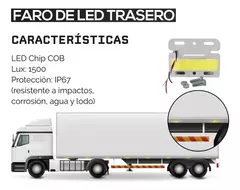 Pack X4 Faros Laterales Blanco 12v 10.5x8cm - SILBECO