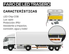 Pack X4 Faros Laterales Ambar 12v 10.5x8cm - SILBECO