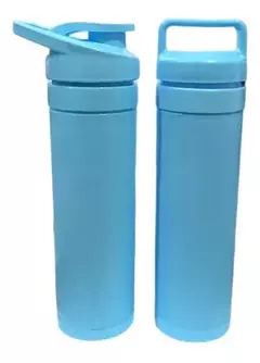 Botella Termica Doble Capa Plastica Manija O Pico 400ml - SILBECO