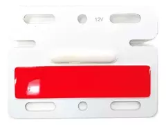 Pack X4 Faro Lateral Led Rojo 12v