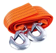 Soga De Remolque Plana 2T Con Ganchos Metal - SILBECO