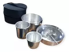 Marmita 2 Pers 7 Piezas Con Bolso en internet