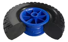 Rueda Timonera Rebatible Regulable Semineumática - comprar online