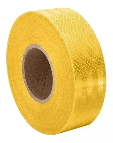 Cinta Reflectiva Amarilla X Metro Ancho 5 Cm