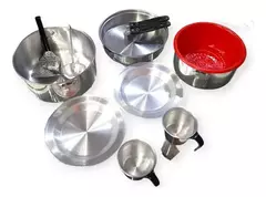 Marmita 2 Pers 12 Piezas Con Bolso