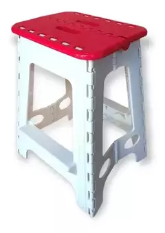 Banco Plástico Plegable Alto