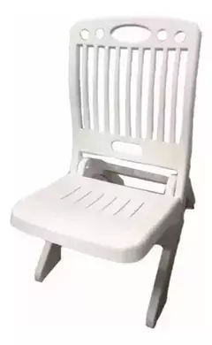 Reposera Plegable Plástica
