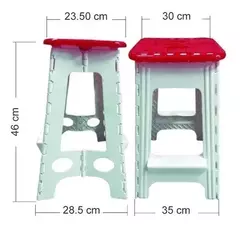 Banquito Plegable Plástico Alto