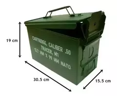 Caja Militar Metálica Mediana - comprar online