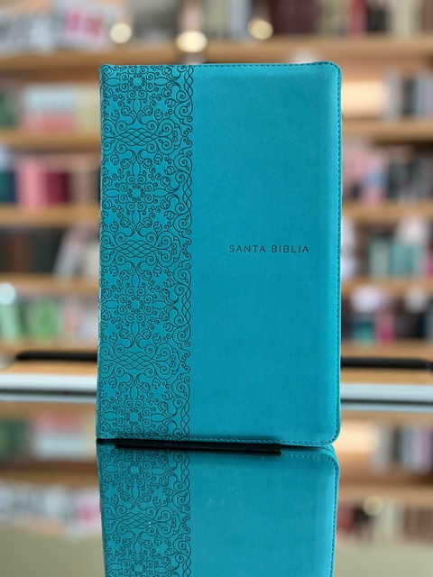 BIBLIA RVR1960 CON CIERRE TURQUESA - ORIGEN - comprar online
