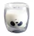 Taza doble vidrio oso panda - Me extraña araña