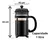 Cafetera Bodum Java 1908 Analógico Negra Prensa Francesa - Me extraña araña