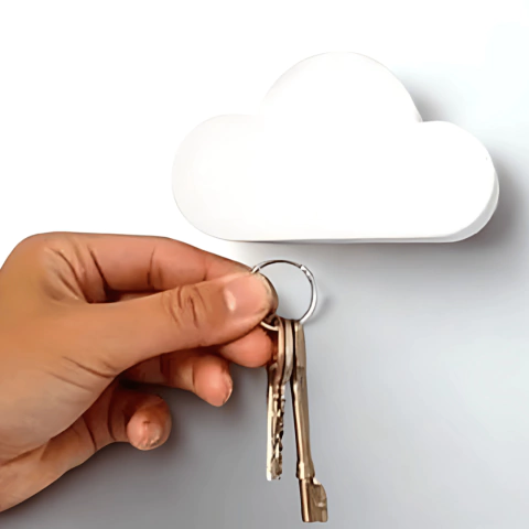 Porta llaveros nube imantada - comprar online