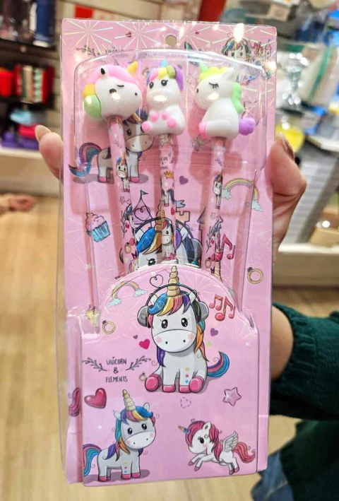 Lápices con goma x3 unidades - comprar online