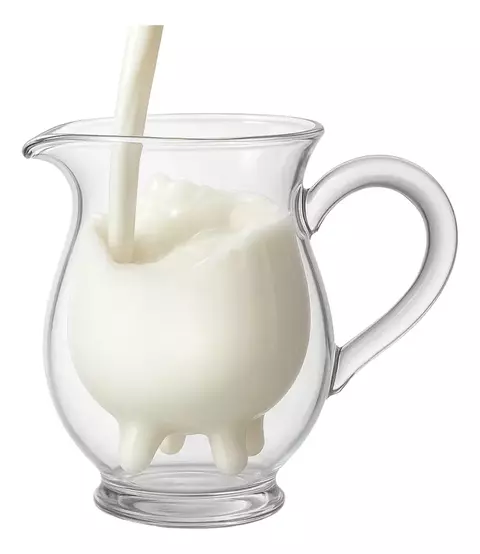 Lecherita doble vidrio ubre vaca - comprar online