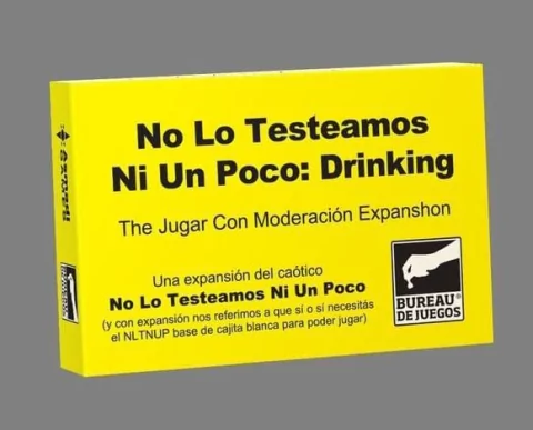 Juego de mesa " NO LO TESTEAMOS NI UN POCO": Drinking