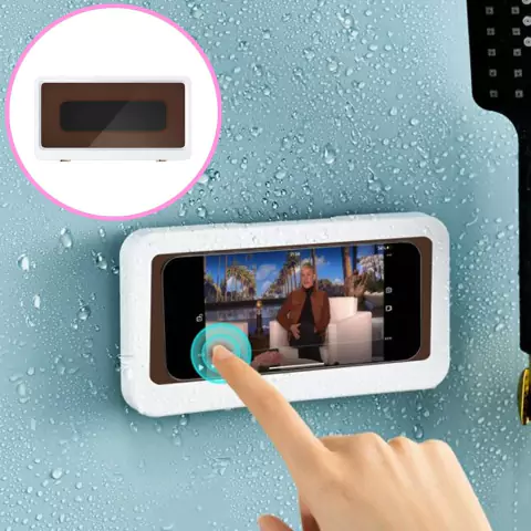 Soporte de celular para la ducha